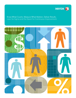 Lean Six Sigma and the Quest for Continuous Improvement