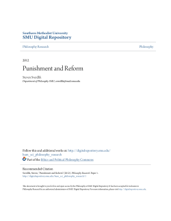 Punishment and Reform