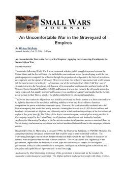 An Uncomfortable War in the Graveyard of Empires: Applying the