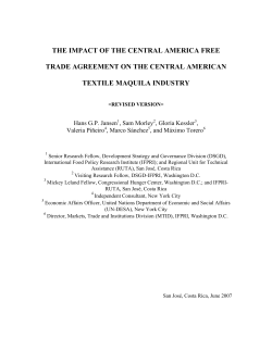 the impact of the central america free trade