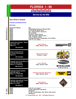 florida i - 95 - Trucker Guide