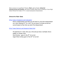 Interactive Ruler Game - West-MEC