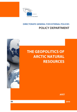 Geopolitical assessment of existing data on natural resources