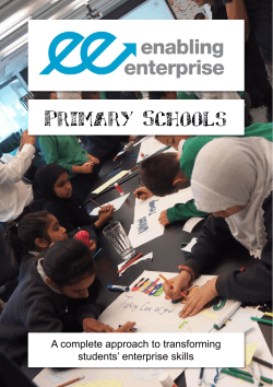 Primary Schools - Enabling Enterprise