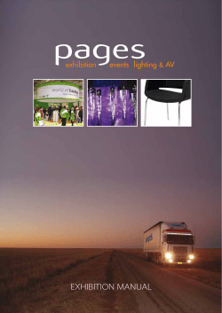 exhibition manual - Pages Event Equipment