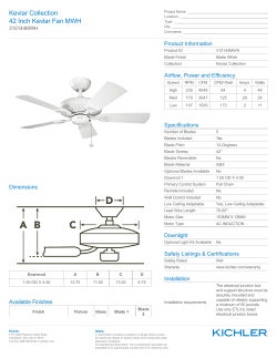 Kevlar Collection 42 Inch Kevlar Fan MWH