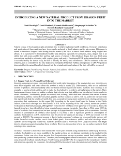 introducing a new natural product from dragon fruit