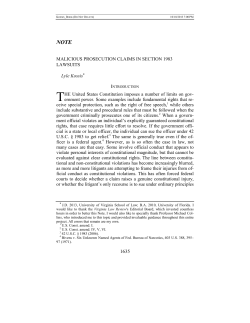 NOTE - Virginia Law Review