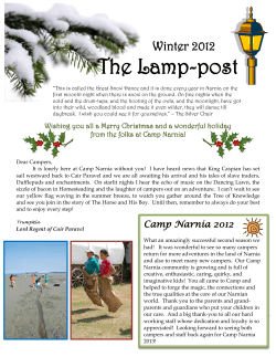 2012 Winter Newsletter