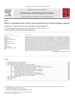 Effects of peripheral and central visual impairment on mental