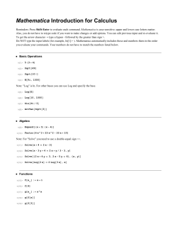 Introduction for Students