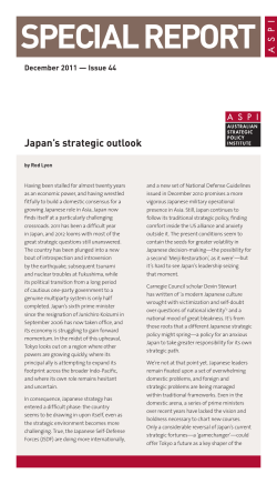 Japan`s Strategic Outlook