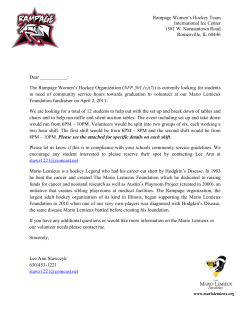 Rampage Women`s Hockey Team International Ice Center 1581 W