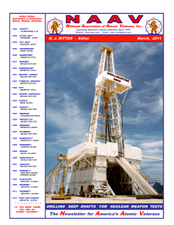 MARCH 2011 Newsletter - National Association of Atomic Veterans