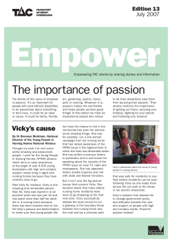 The importance of passion