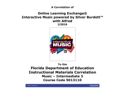 Online Learning Exchange&reg; Interactive Music powered