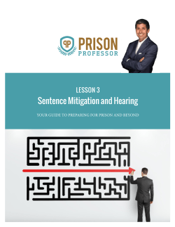 Sentence Mitigation and Hearing