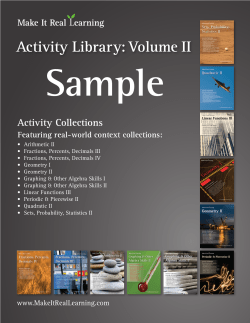 Activity Library: Volume II