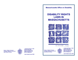 ADA Disability Rights Laws in Massachusetts