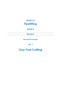 Oxy-Fuel Cutting