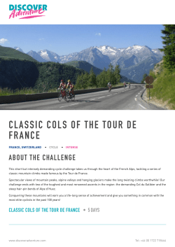 itinerary - Discover Adventure