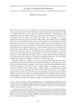 An Age of Imperial Revolutions