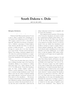 South Dakota v. Dole