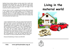 Living in the material world