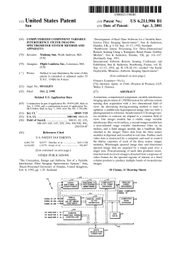 Computerized component variable interference filter imaging