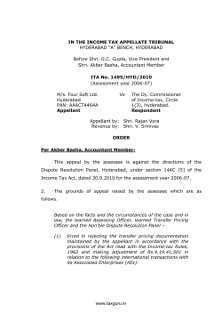 ITA No. 1495/HYD/2010