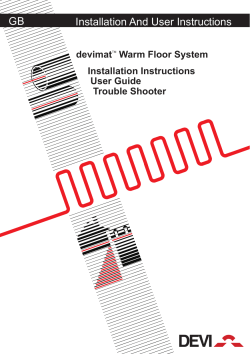DEVImat Installation Instructions