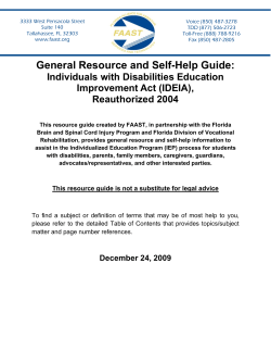 Individuals with Disabilities Education Improvement Act of 2004
