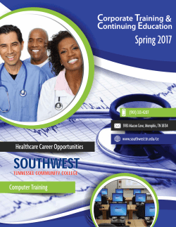 Spring 2017 - Southwest Tennessee Community College