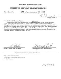 province of british columbia order of the lieutenant