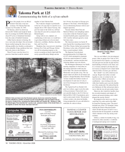 Takoma Park at 125 - Historic Takoma Inc.