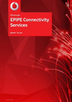 EPIPE Connectivity Services