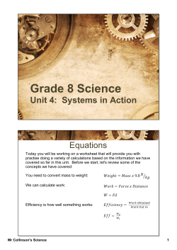 Grade 8 Science