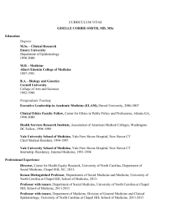 GISELLE CORBIE-SMITH, MD, MSc