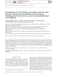 Description of a new family, new genus, and two new species of