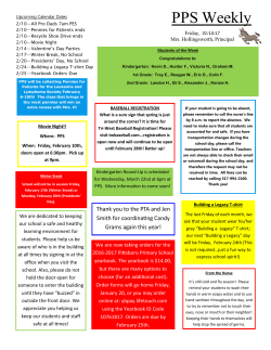 PPS Weekly - North West Hendricks Schools