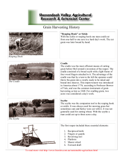 Grain Harvesting History