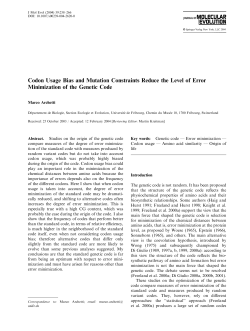 Codon usage bias and mutation constraints reduce the level