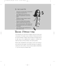 Basic Formatting