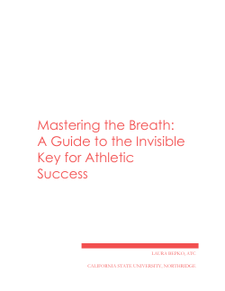 Mastering the Breath - California State University
