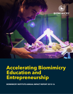 Accelerating Biomimicry Education and