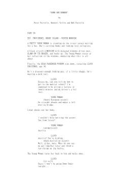 "DUMB AND DUMBER" by Peter Farrelly, Bennett Yellin and Bob