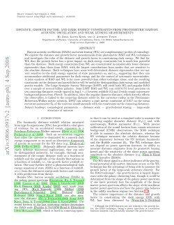 Distance, Growth Factor, and Dark Energy Constraints from