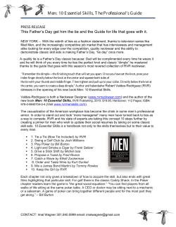 Men: 10 E ssential Skills, T he Professional`s Guide