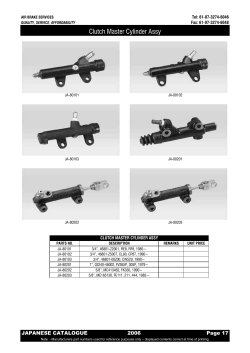 Clutch Master Cylinder Assy - ABS Trailquip l Air Brake Specialists