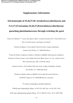 Supplementary Information - Royal Society of Chemistry